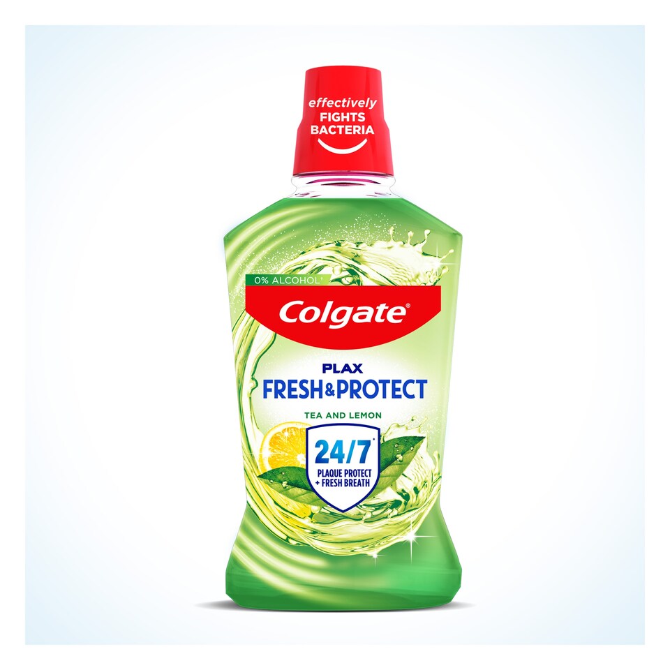 obrázok 1 z Colgate  Plax Tea&Lemon ústna voda bez alkoholu 500 ml