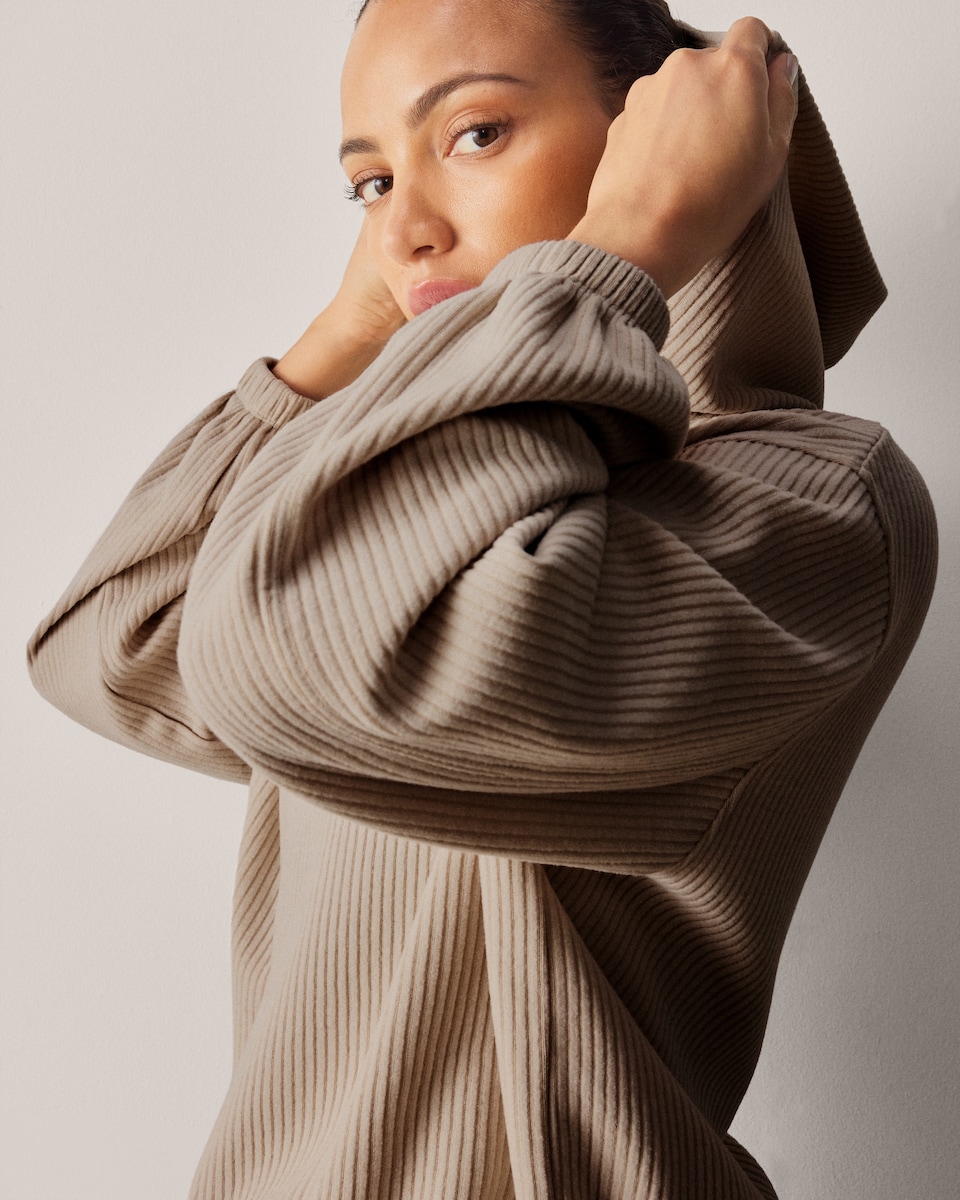 image 1 of F&F Active Zip Up Hoodie in Neutral