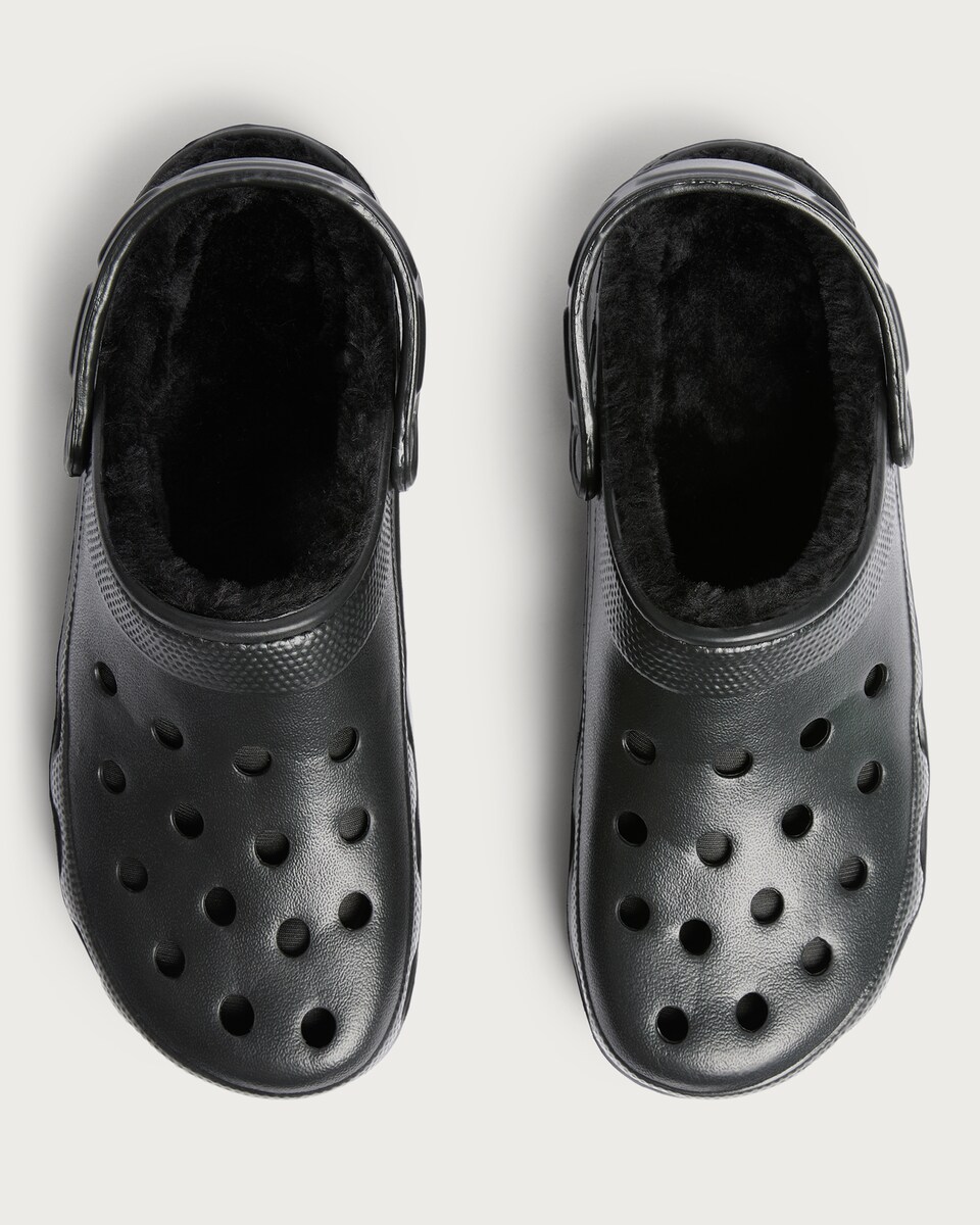 image 1 of F&F Borg Lined Clogs in Black