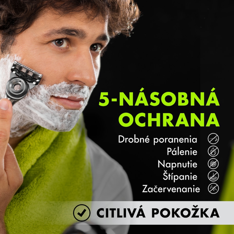 image 1 of Gillette Labs Rapid Foaming Shave Gel, Shaving Gel for men, 198ml