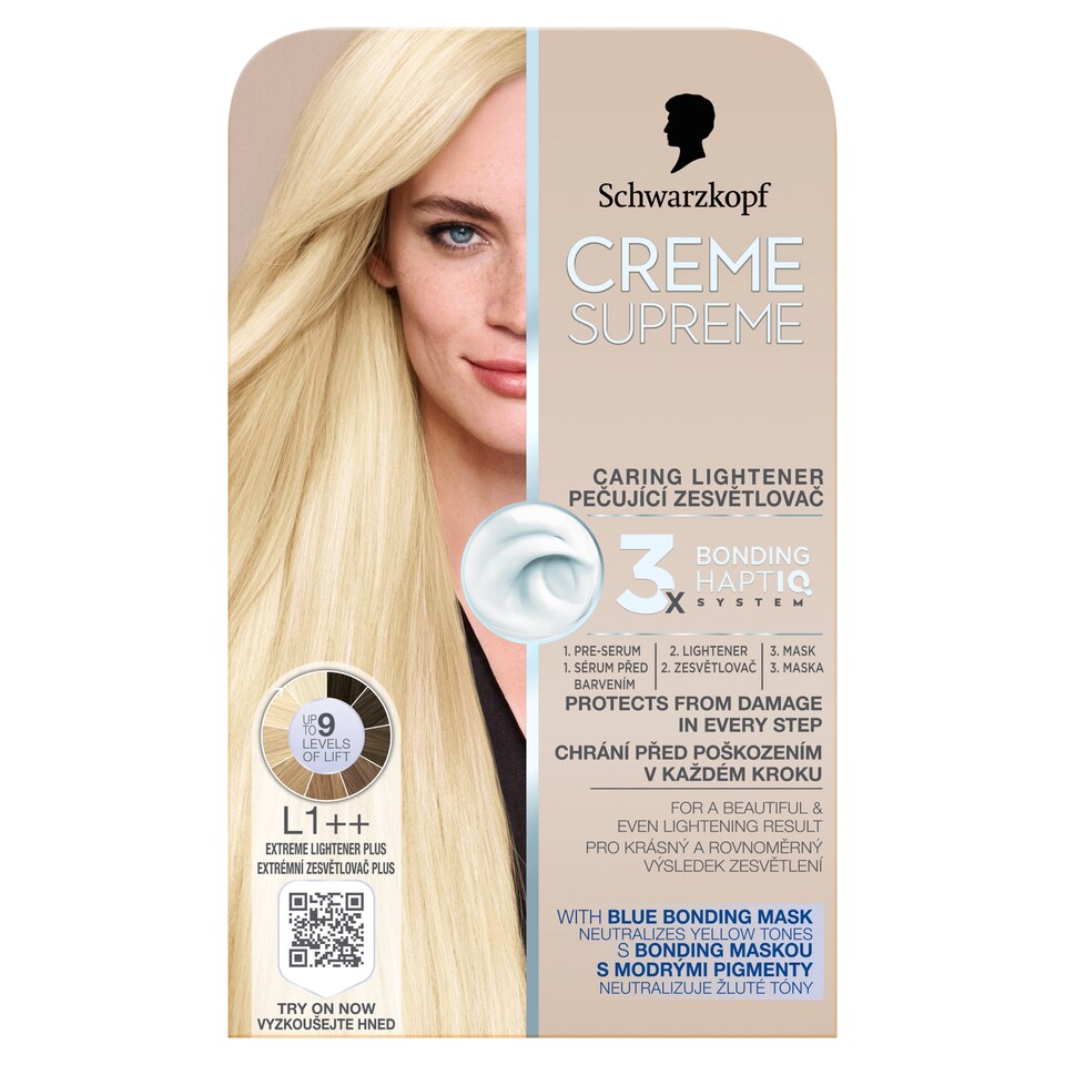 Schwarzkopf Creme Supreme L1++ extrem hajvilágosító plusz