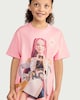 image 1 of K-Pop Demon Hunters Pure Cotton Mira Print T-Shirt in Pink