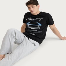 Ford Mustang Cotton Rich Pyjama Set in Multi