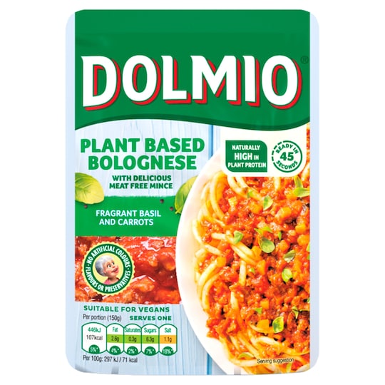 Dolmio Plant Based Bolognese 150G Tesco Groceries