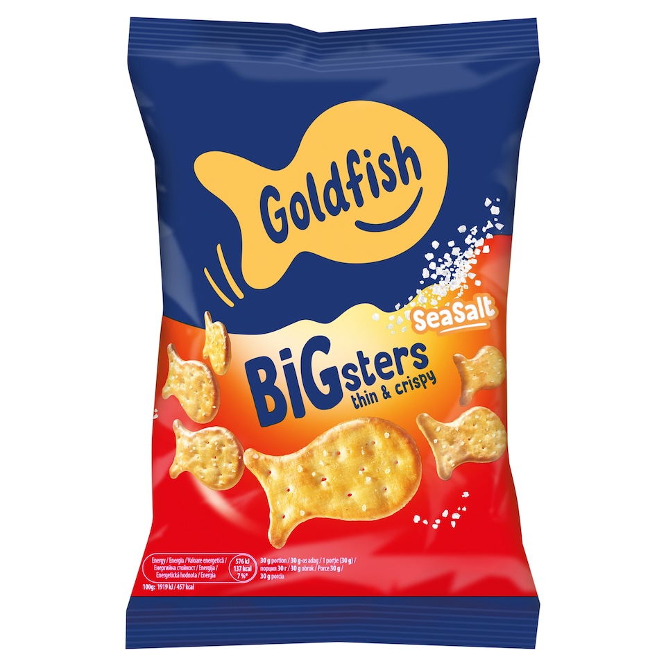 Goldfish Bigsters tengeri sós kréker 80 g