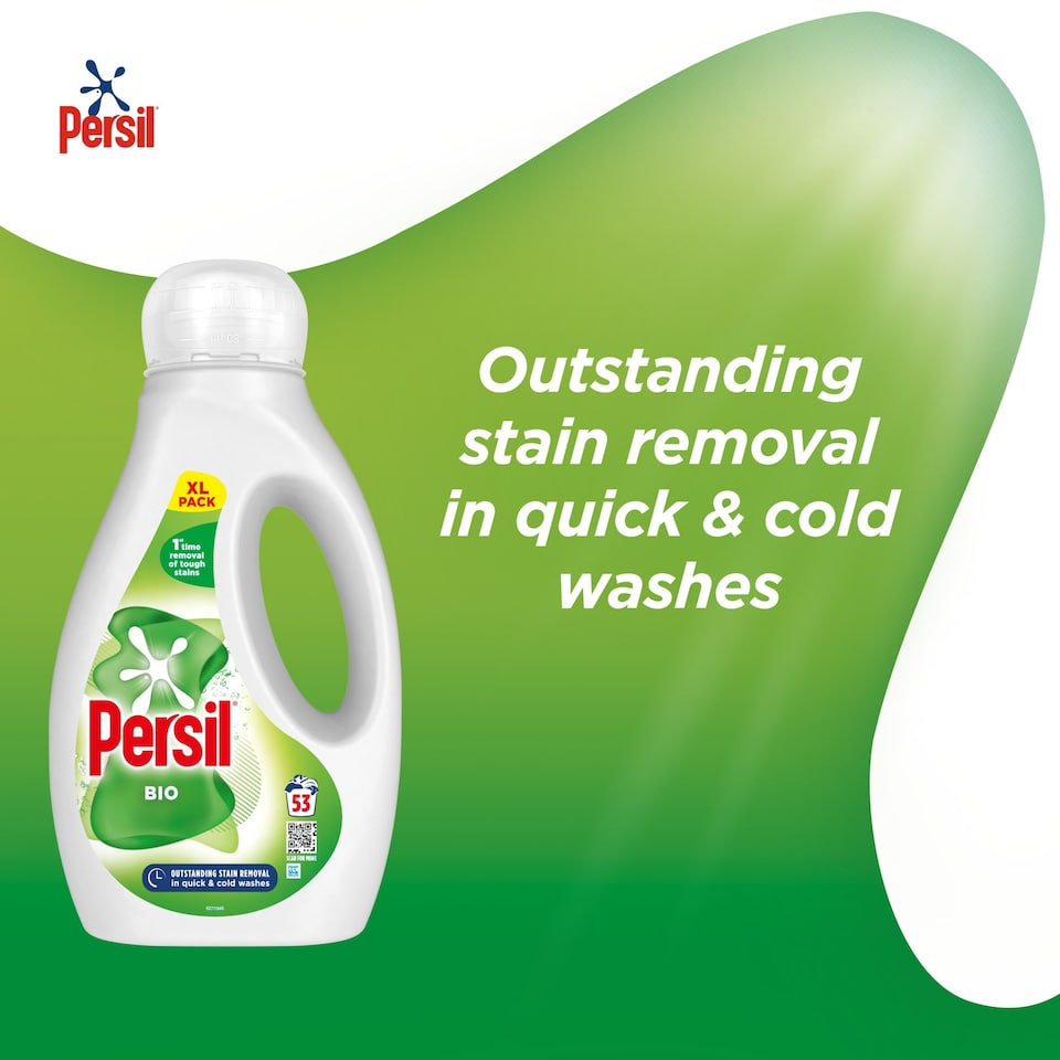 image 1 of Persil Biological Laundry Detergent Liquid 53W 1431Ml