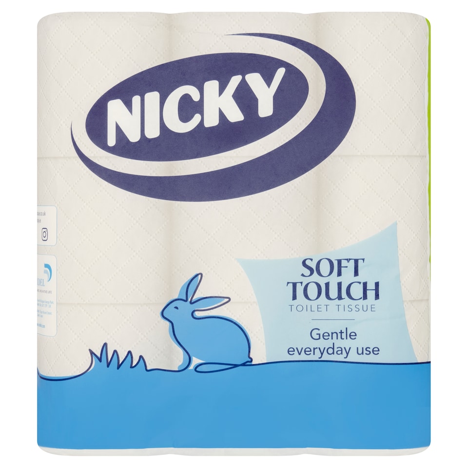Nicky Soft Touch Toilet Tissue 9 Roll