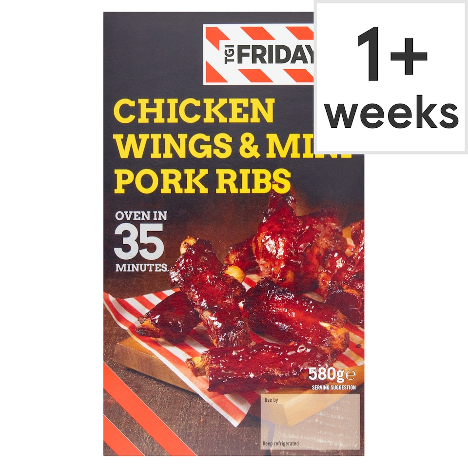 TGI Fridays Chicken Wings & Mini Pork Ribs 580g