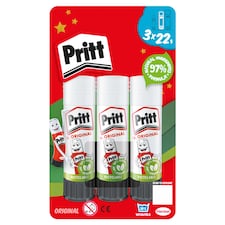 Pritt Stick Glue 22G Stationery 3 Pack