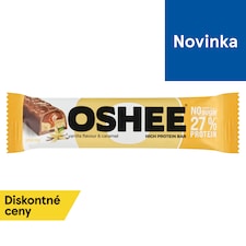 Oshee Tyčinka z mliečnej čokolády s náplňou s vanilkovou a karamelovou príchuťou 49 g