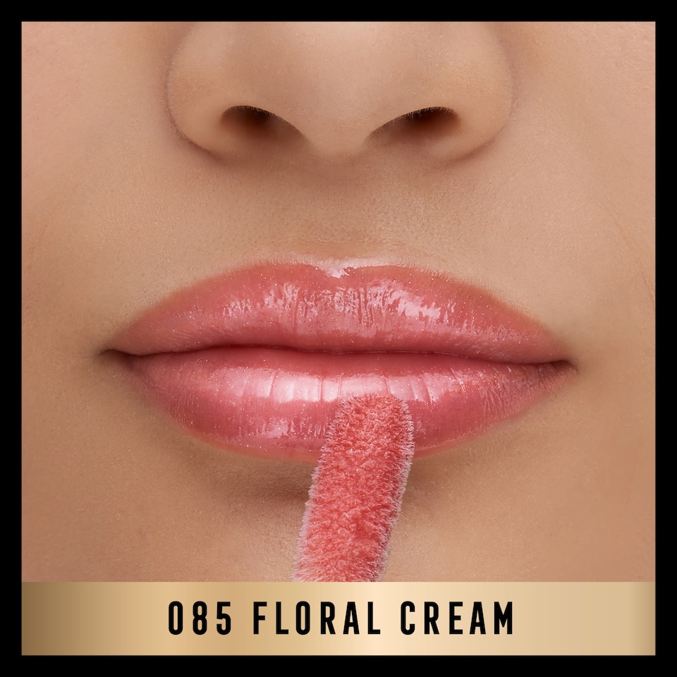 image 1 of Max Factor 2000 Calorie Lip Glaze Plumping Lip Gloss 085 Floral Cream 4.4ml