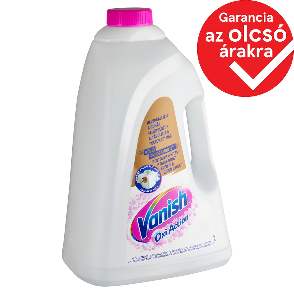 Vanish Oxi Action Stain Remover and Bleaching Gel Concentrate 3 l