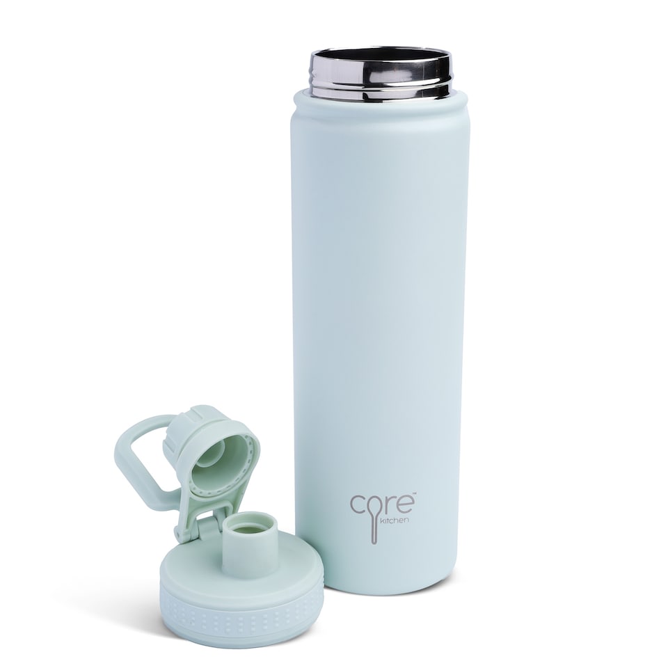 image 1 of Core Kitchen Sage Timber Bottle 650Ml