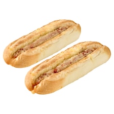 Tesco Snack Baguette with Sausage and Cheese 130g