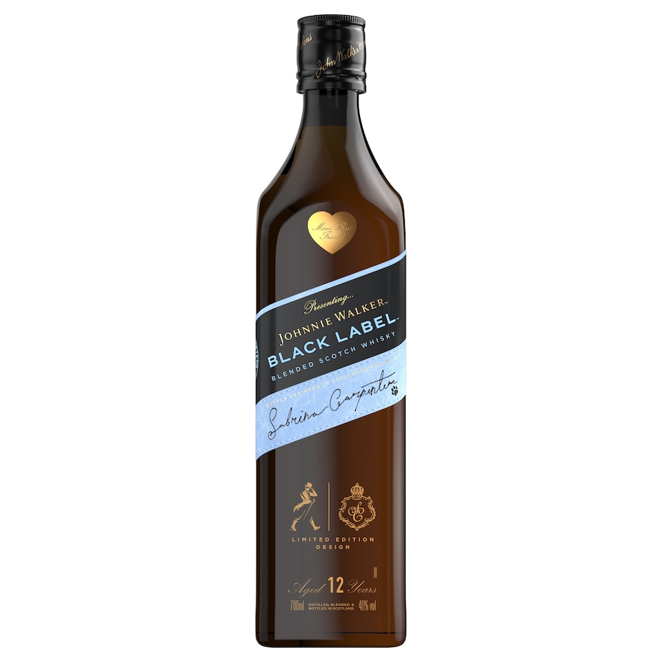 Johnnie Walker Sabrina Carpenter Black Label Blended Scotch Whisky 70cl