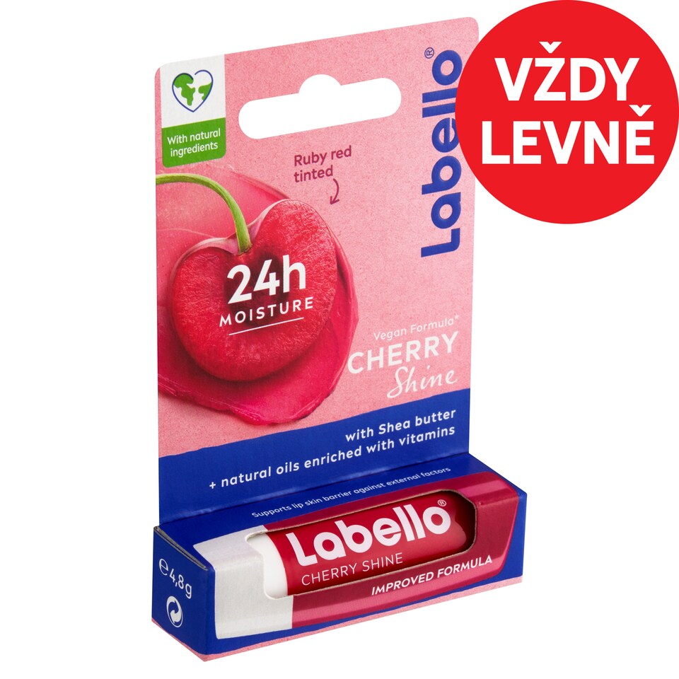 Labello Cherry Shine Pečující balzám na rty 4,8g