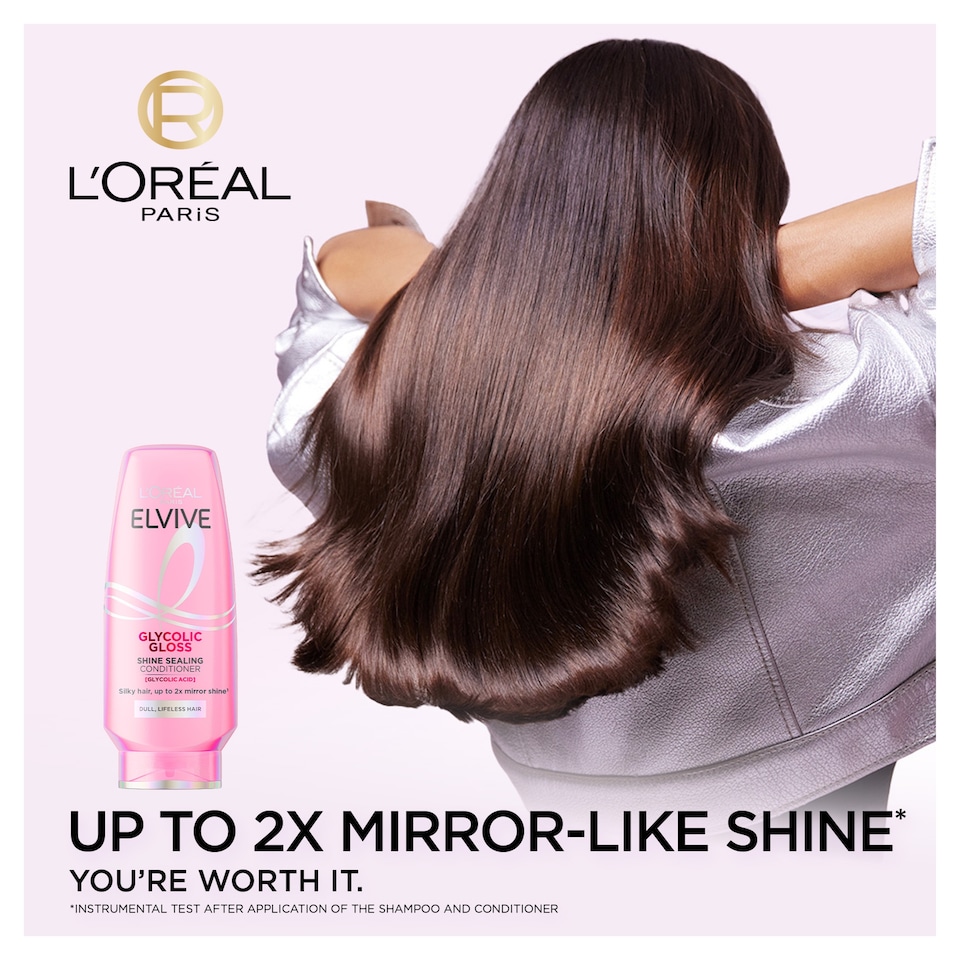 image 1 of L'Oreal Elvive Glycolic Gloss Conditioner 300Ml