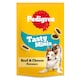 image 1 of Pedigree Tasty Minis Adult Dog Treats Beef & Cheese 140g