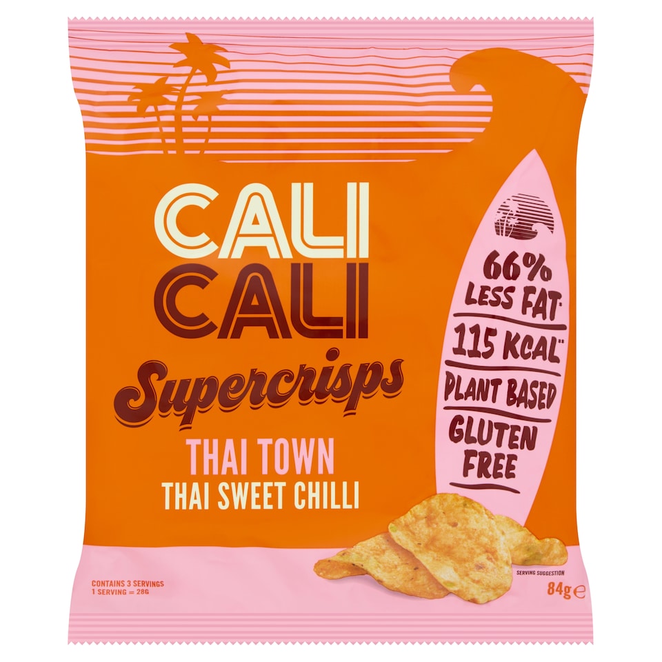 Cali Cali Guilt Free Thai Sweet Chilli Crsps 84G