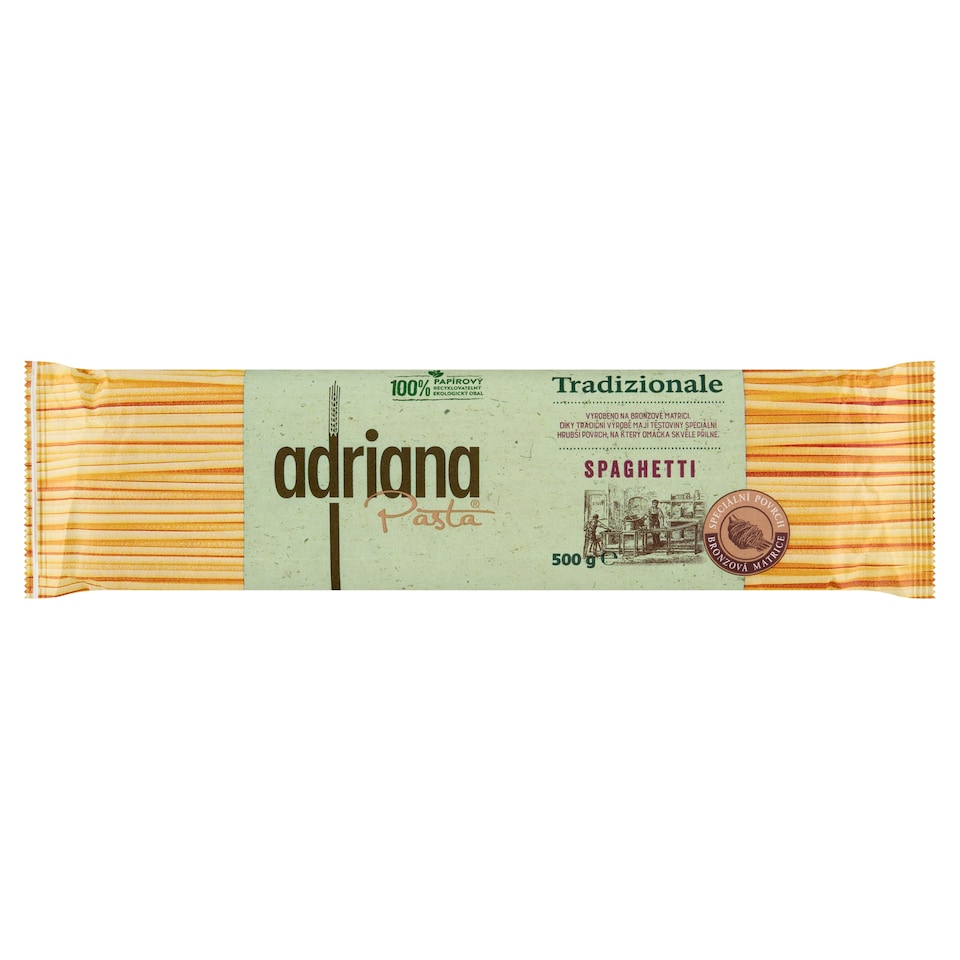 Obrázek 1 pro produkt Adriana Tradizionale Spaghetti těstoviny semolinové sušené 500g