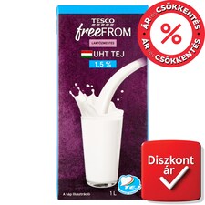 Tesco Free From UHT laktózmentes zsírszegény tej 1,5 % 1 l