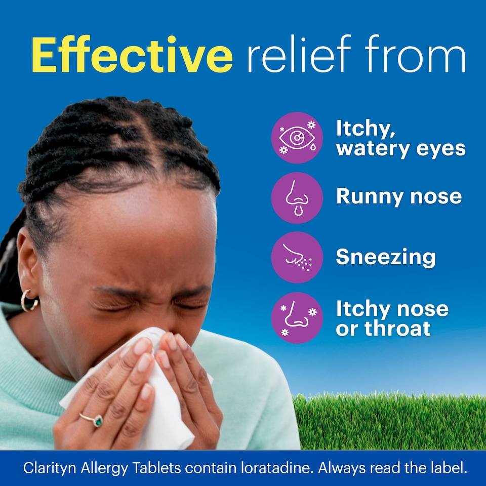 image 1 of Clarityn Hayfever Allergy 10mg Tablets 20 Pack