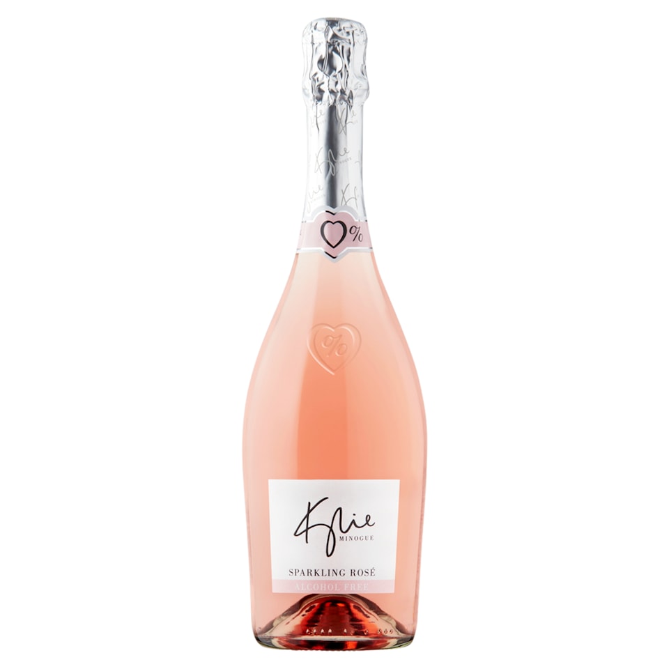 image 1 of Kylie Minogue Alcohol Free Sparkling Rose 75Cl