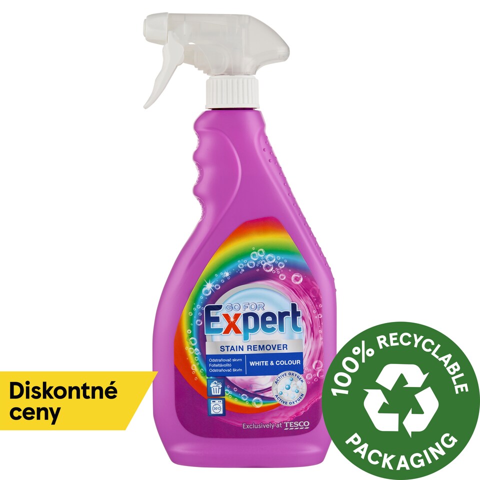 Go for Expert White & Colour odstraňovač škvŕn 500 ml