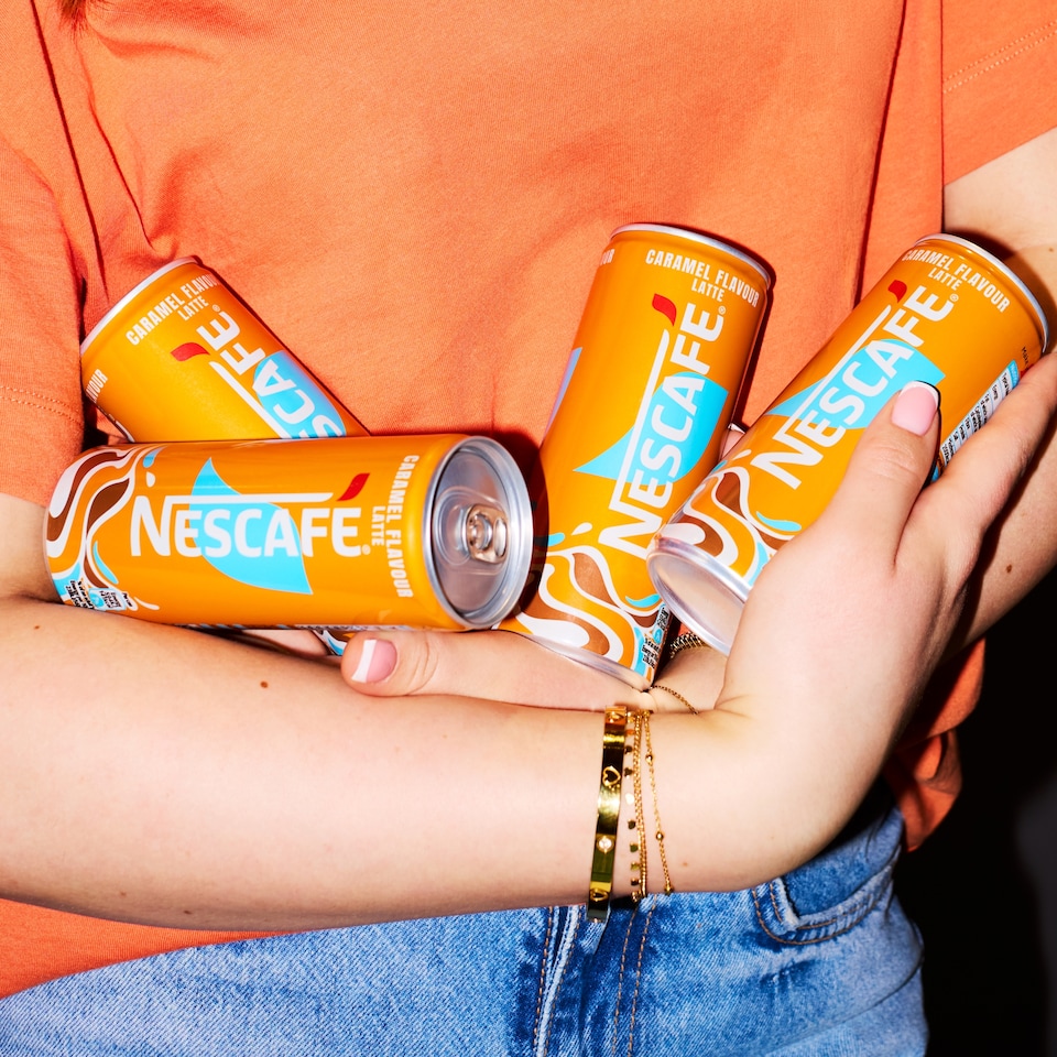 image 1 of Nescafe Iced Coffee Caramel Latte 4x250ml