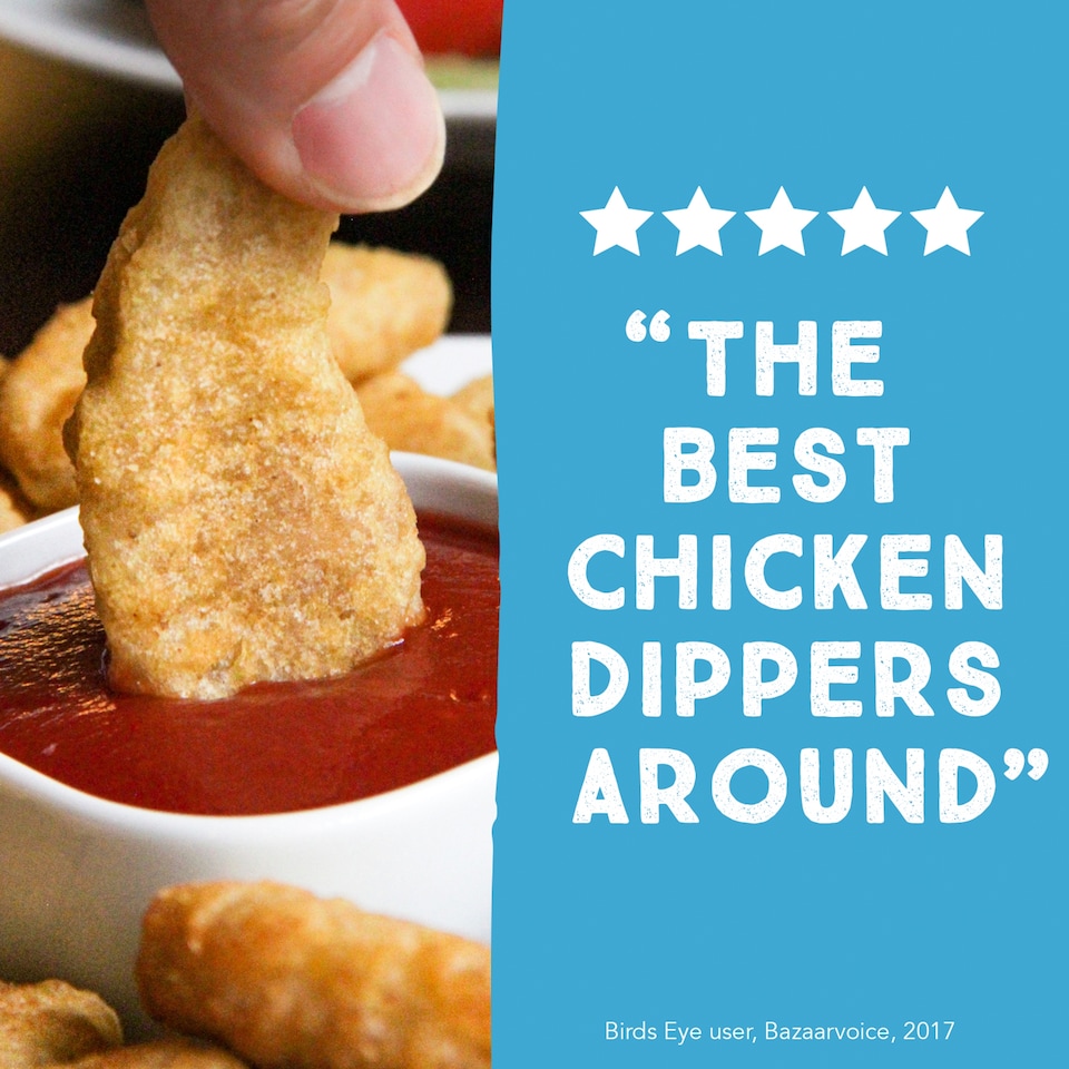 image 1 of Birds Eye Chicken Dippers 38 Pack 697g