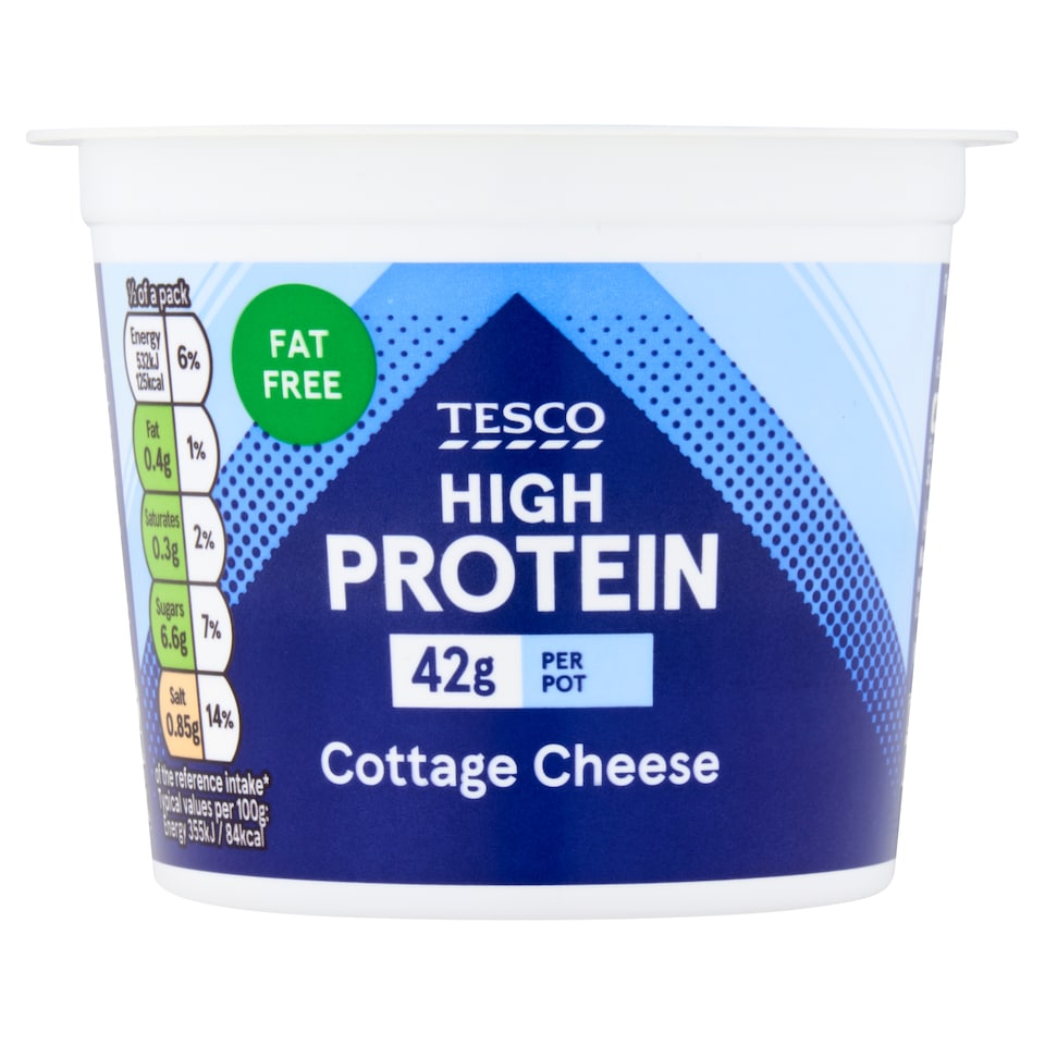 Tesco High Protein Natural Cottage Cheese 300G
