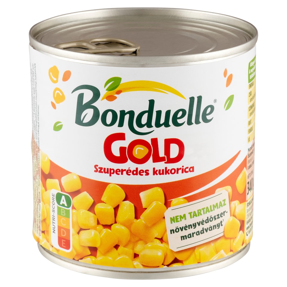 Bonduelle Gold szuperédes morzsolt csemegekukorica 340 g