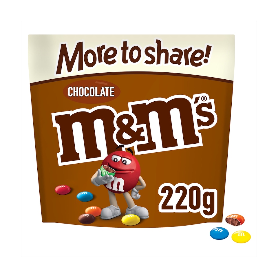 M&M's Chocolate More To Share Pouch Bag 220G