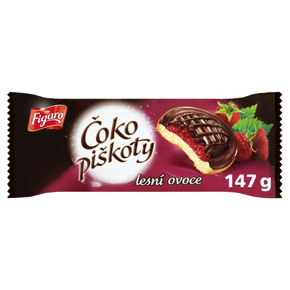Figaro Čoko piškoty s příchutí lesního ovoce 147g
