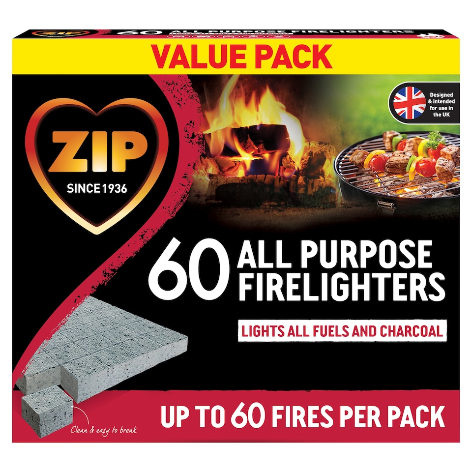 ZIP 60 ALL PURPOSE FIRELIGHTERS