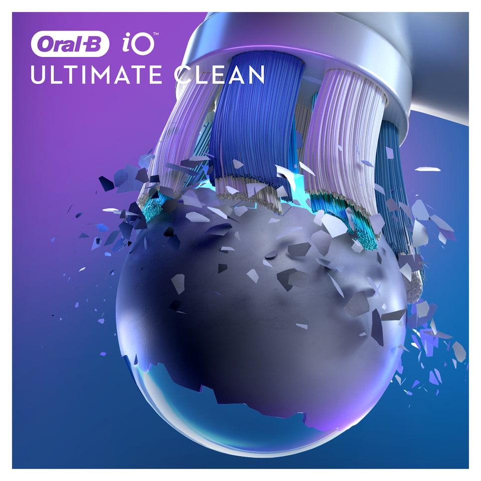 image 1 of Oral-B Io Ultimate Clean White Electric Toothbrush Heads 2
