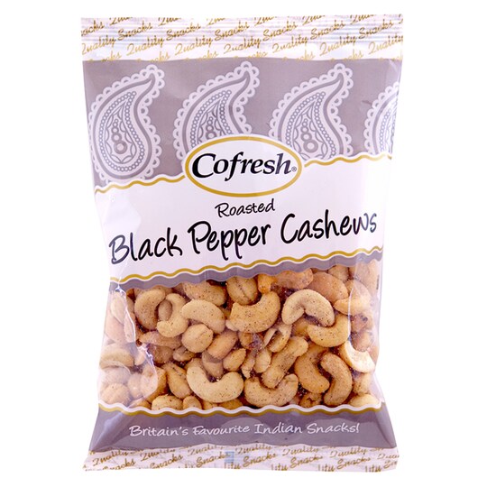 COFRESH ROASTED BLACK PEPPER CASHEWS 175G Tesco Groceries