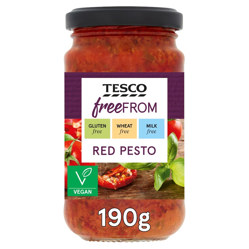 image 1 of Tesco Free From Red Pesto 190g