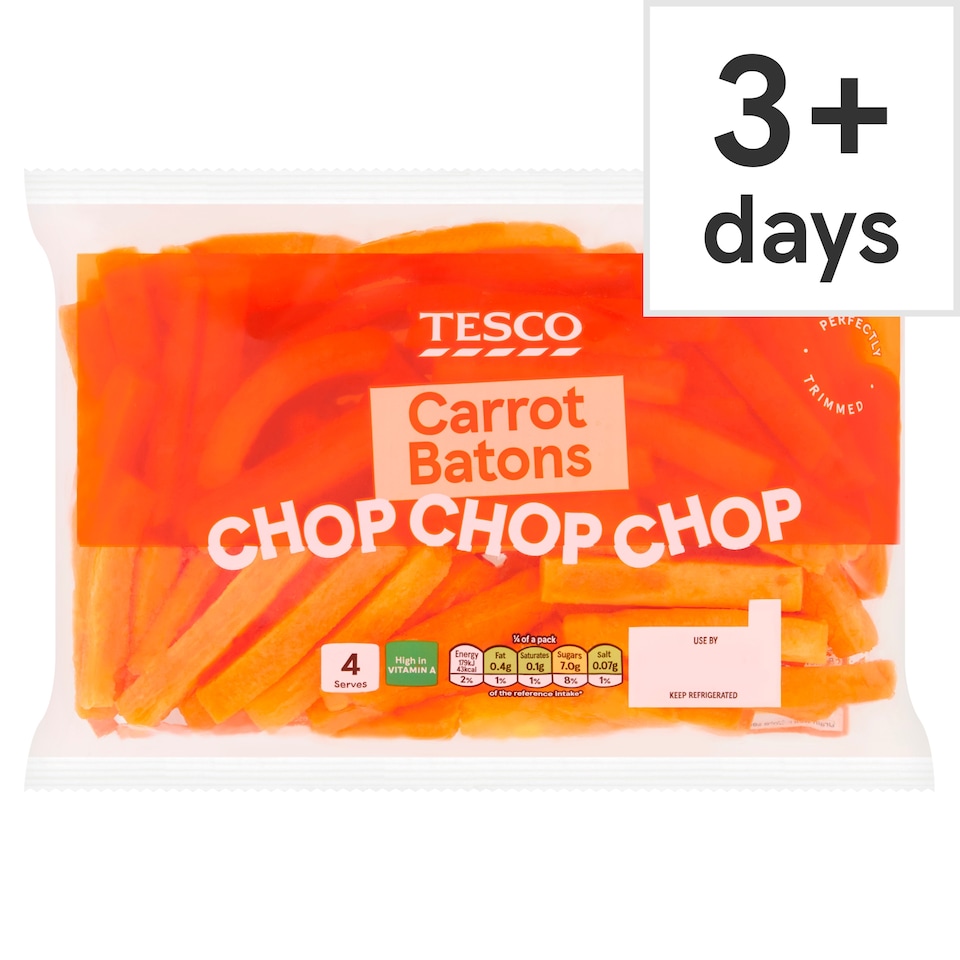 Tesco Carrot Batons 400G