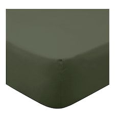 F&F Home Olive Green Fitted Sheet Double