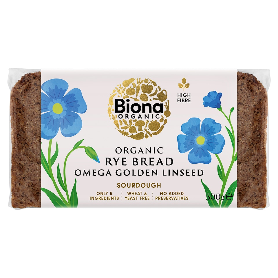 Biona Organic Golden Linseed Bread 500G