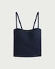 image 4 of F&F Cotton Rich Contour Secret Support Multiway Vest in Navy