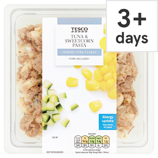 Tesco Tuna & Sweetcorn Pasta 300G Tesco Groceries