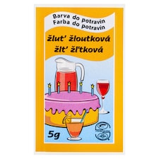 Barva do potravin žluť žloutková 5g