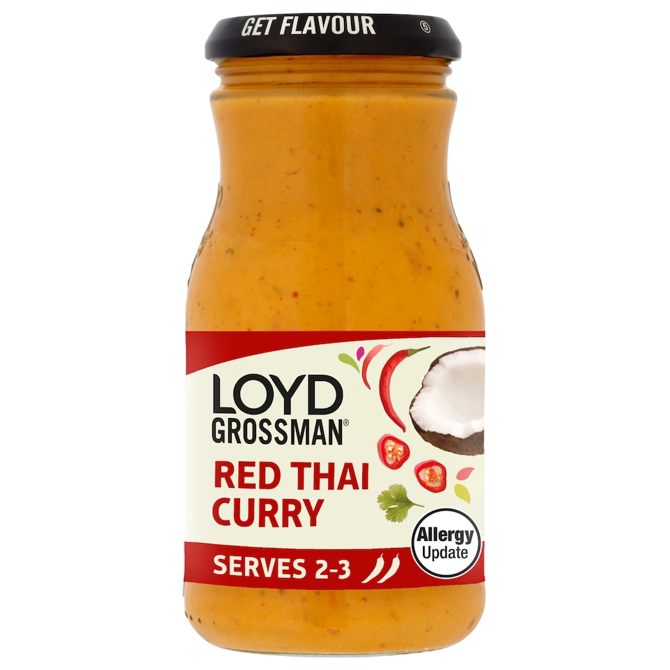 Loyd Grossman Red Thai Curry Sauce 350G