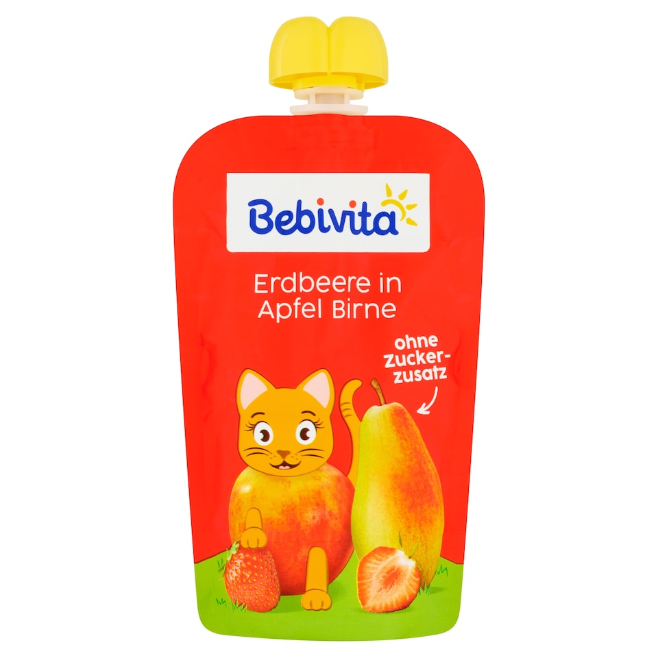 Obrázek 1 pro produkt Bebivita Jablko, hruška, jahoda 120g
