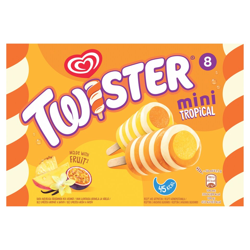 image 1 of Twister Mini Tropical 8 x 50 ml (400 ml)