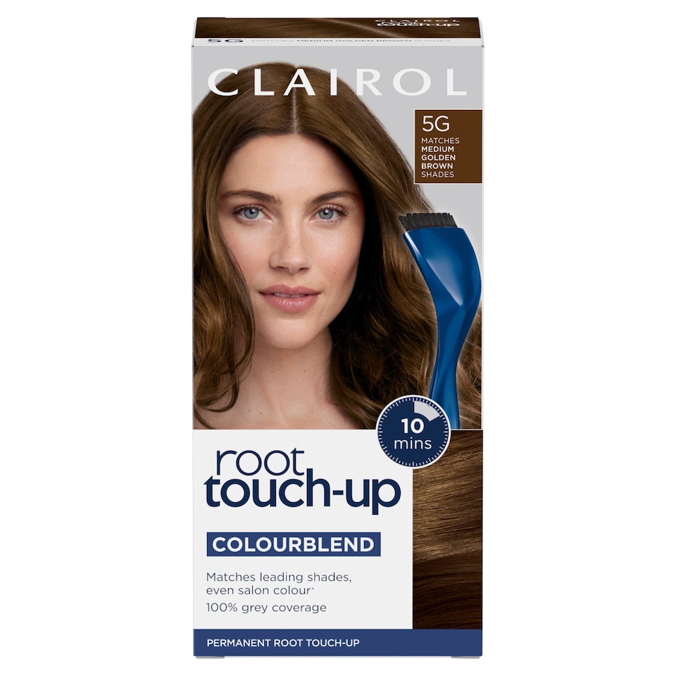 image 1 of Clairol Root Touch-Up Colourblend Hair Dye - Medium Golden Brown 5G
