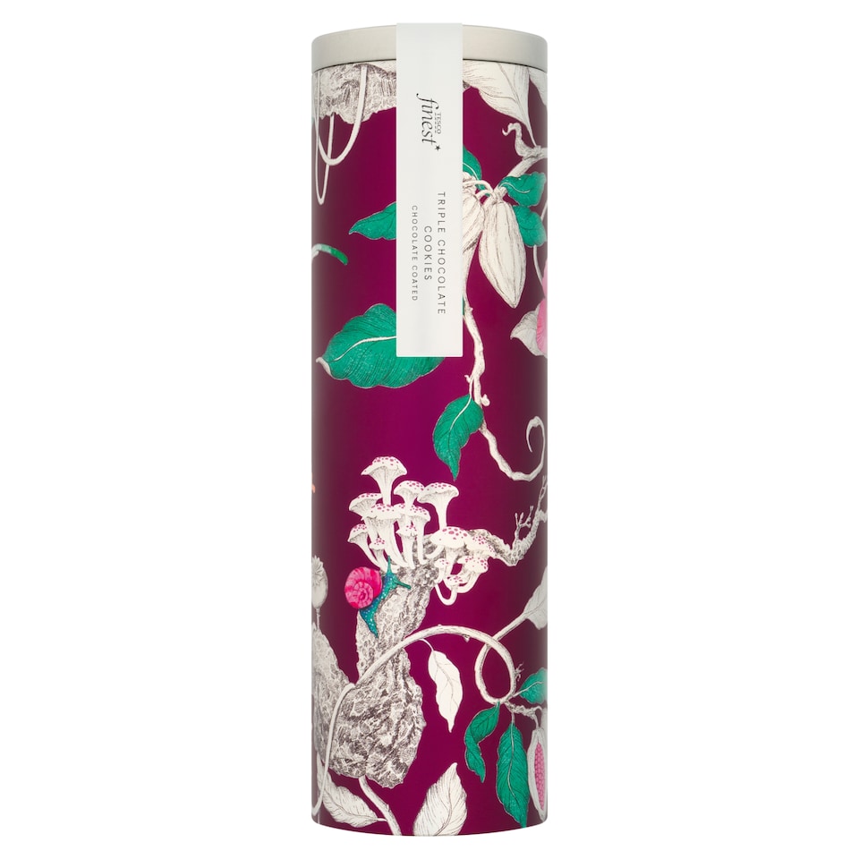 Tesco Finest vajas keksz datolya és karamell darabokkal tejcsokoládé bevonattal 2 x 195 g (390 g)