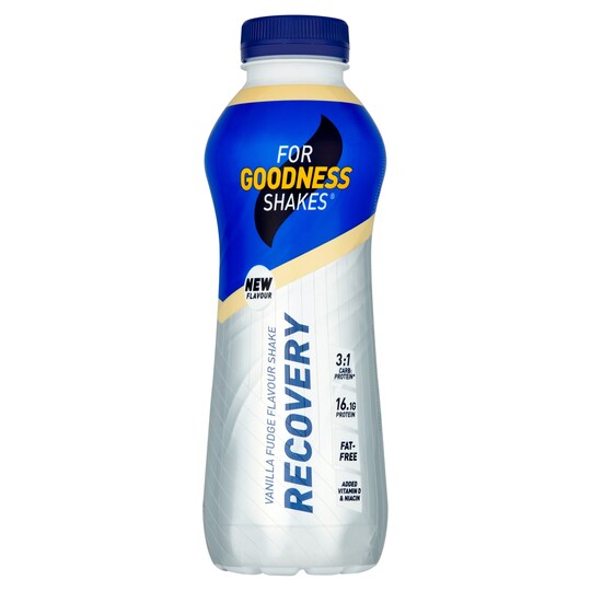 For Goodness Shakes Recovery Vanilla 475Ml - Tesco Groceries
